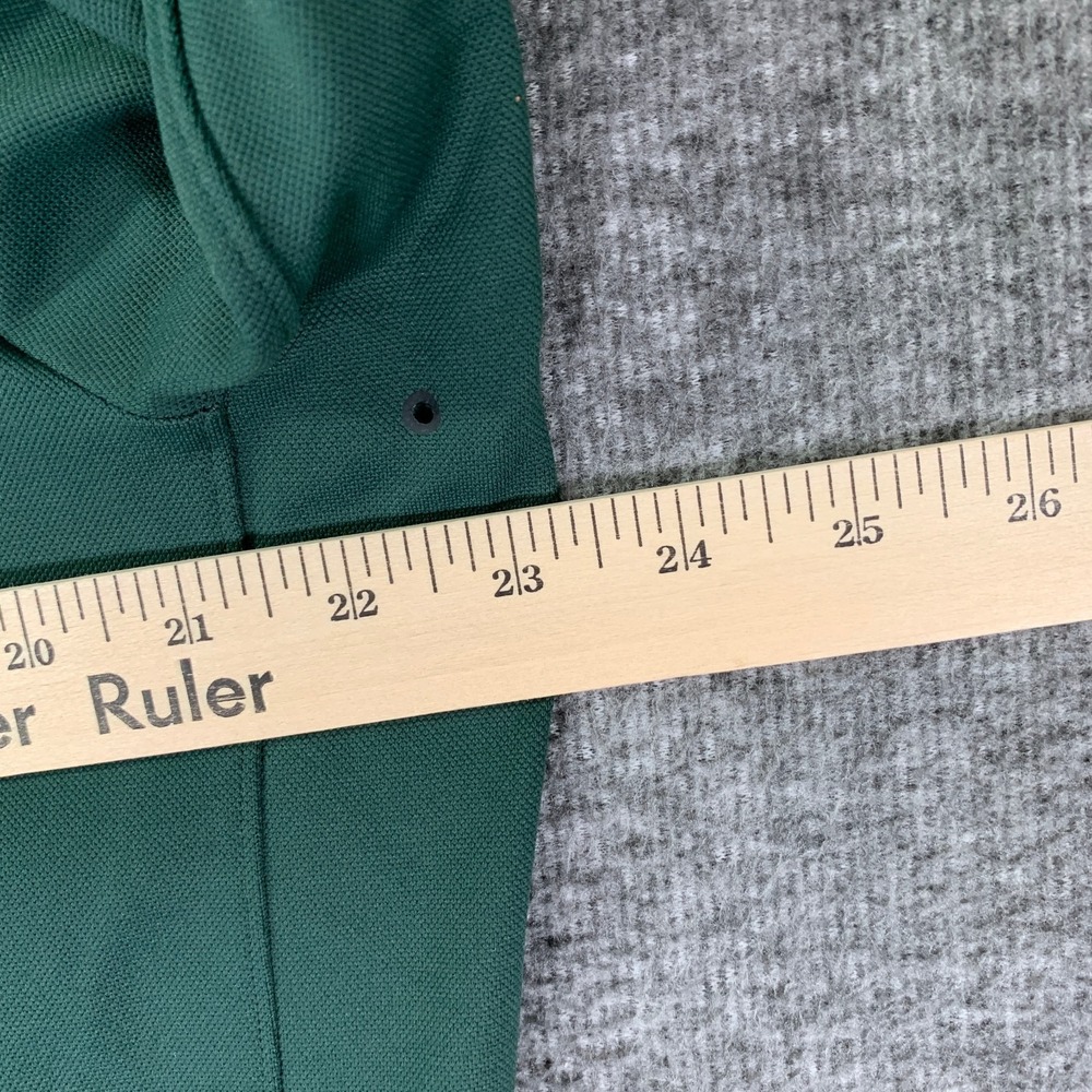 Lululemon Polo Shirt Men Extra Large Green Long Sleeve Performance Stretch - Picture 7 of 8